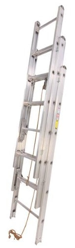 Solid Beam Aluminum Ladder, 3-Section - Series 912