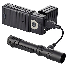 Macrostream® LED Flashlight, USB Rechargeable - 0