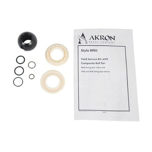Akron Brass Swing-Out Valve Field Service / Conversion Kit with Composite Ball