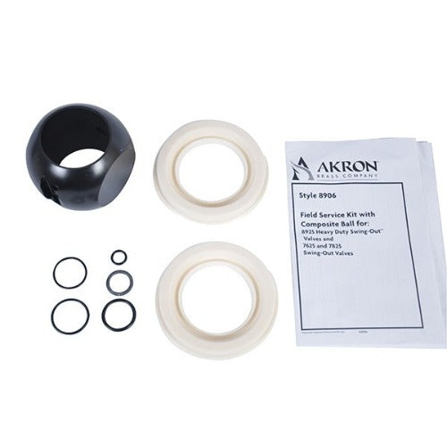 Akron Brass Swing-Out Valve Field Service / Conversion Kit with Composite Ball