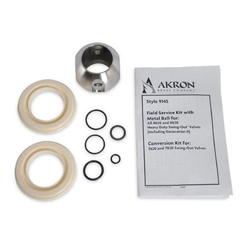 Akron Brass Swing-Out Valve Field Service / Conversion Kit with Stainless Ball
