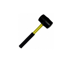 Rubber Mallet with Fiberglass Handle