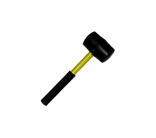 Rubber Mallet with Fiberglass Handle