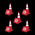 28" Pack-A-Cone - Utility 5 Pack