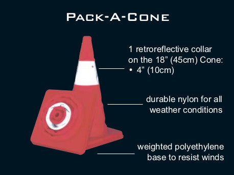 28" Pack-A-Cone - Utility 5 Pack